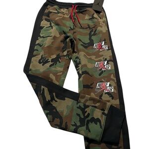 Nike Camo Joggers with Red + Black